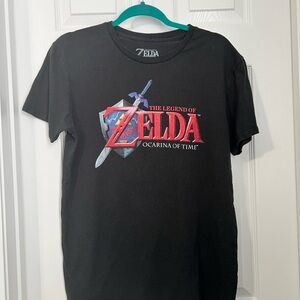 Nintendo Black Zelda Short Sleeve Tee